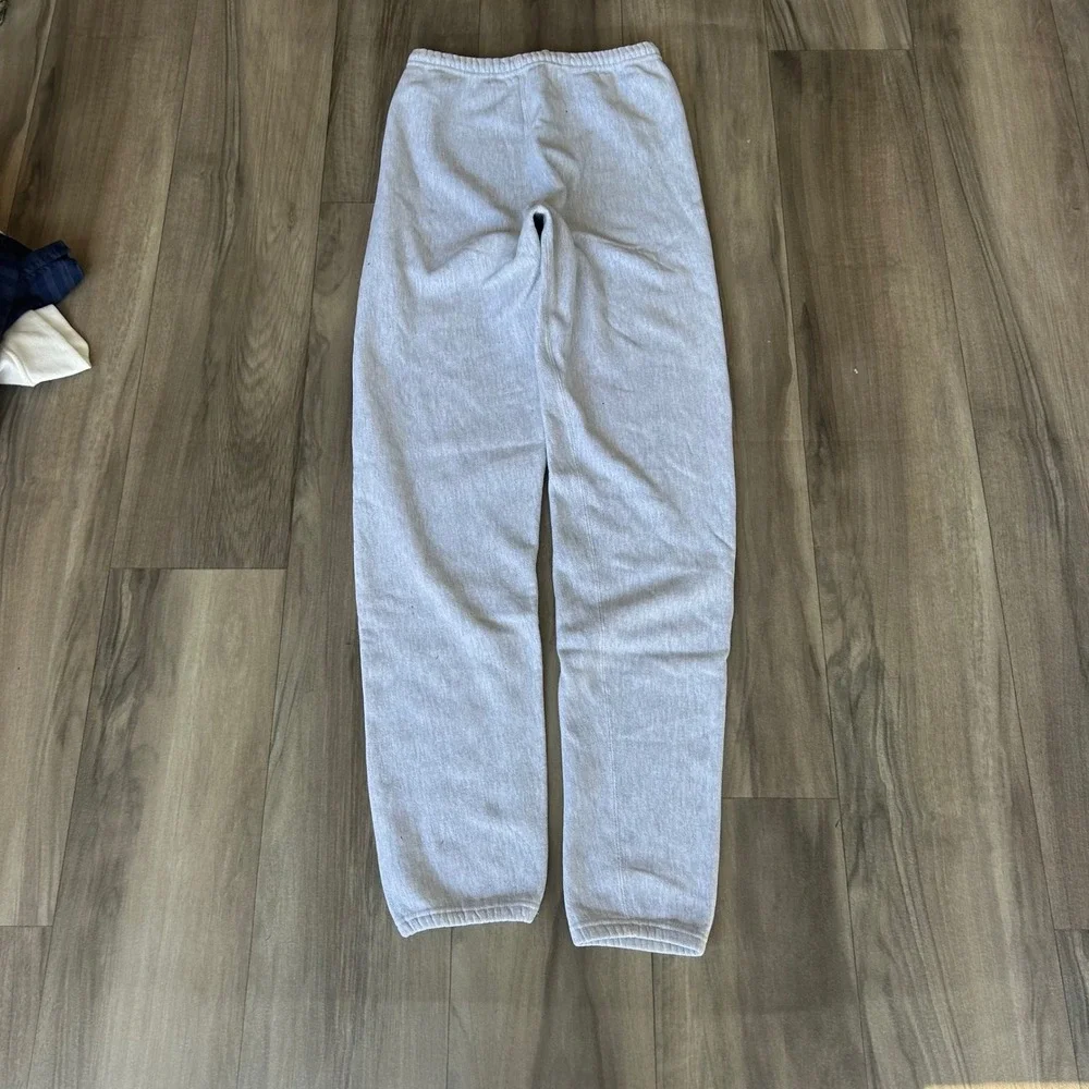 Champion Reverse Weave Sweatpants Mens Medium Gray Joggers C Logo 0880